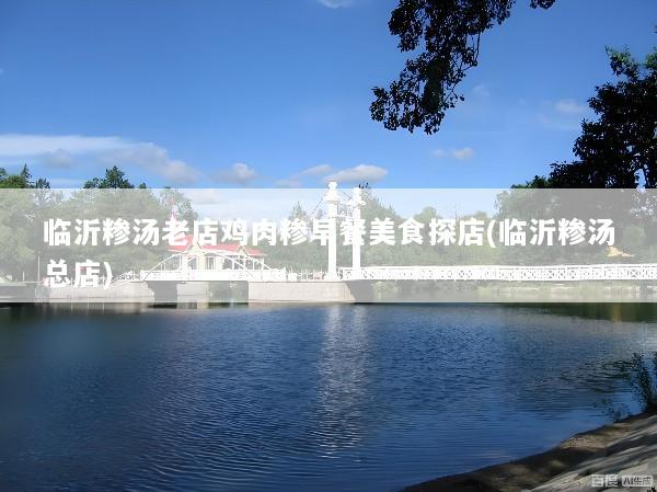 临沂糁汤老店鸡肉糁早餐美食探店(临沂糁汤总店)