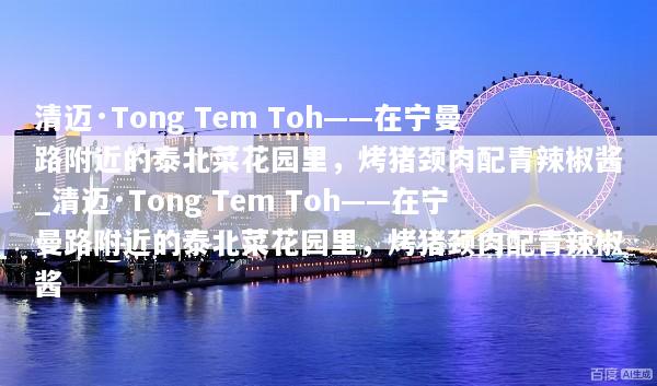 清迈·Tong Tem Toh——在宁曼路附近的泰北菜花园里，烤猪颈肉配青辣椒酱_清迈·Tong Tem Toh——在宁曼路附近的泰北菜花园里，烤猪颈肉配青辣椒酱