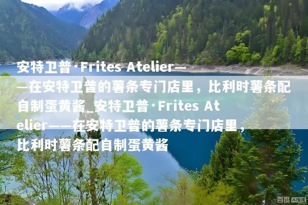 安特卫普·Frites Atelier——在安特卫普的薯条专门店里，比利时薯条配自制蛋黄酱_安特卫普·Frites Atelier——在安特卫普的薯条专门店里，比利时薯条配自制蛋黄酱